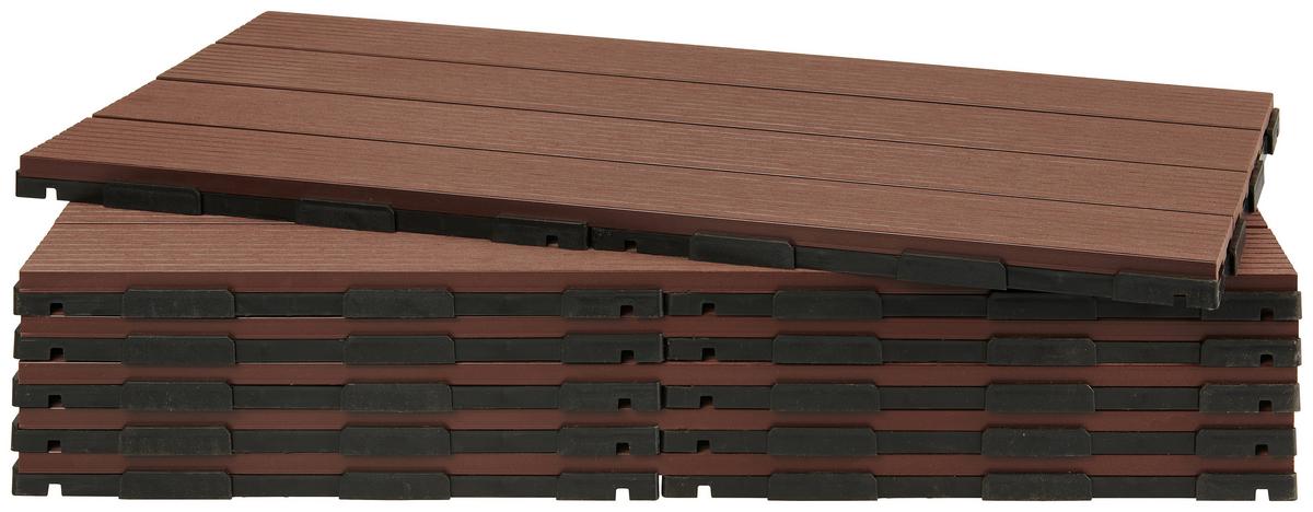 PŁYTKA TARASOWA DC-008 BROWN - brązowy, Basics, tworzywo sztuczne (60/30/2cm) - Ambia Garden
