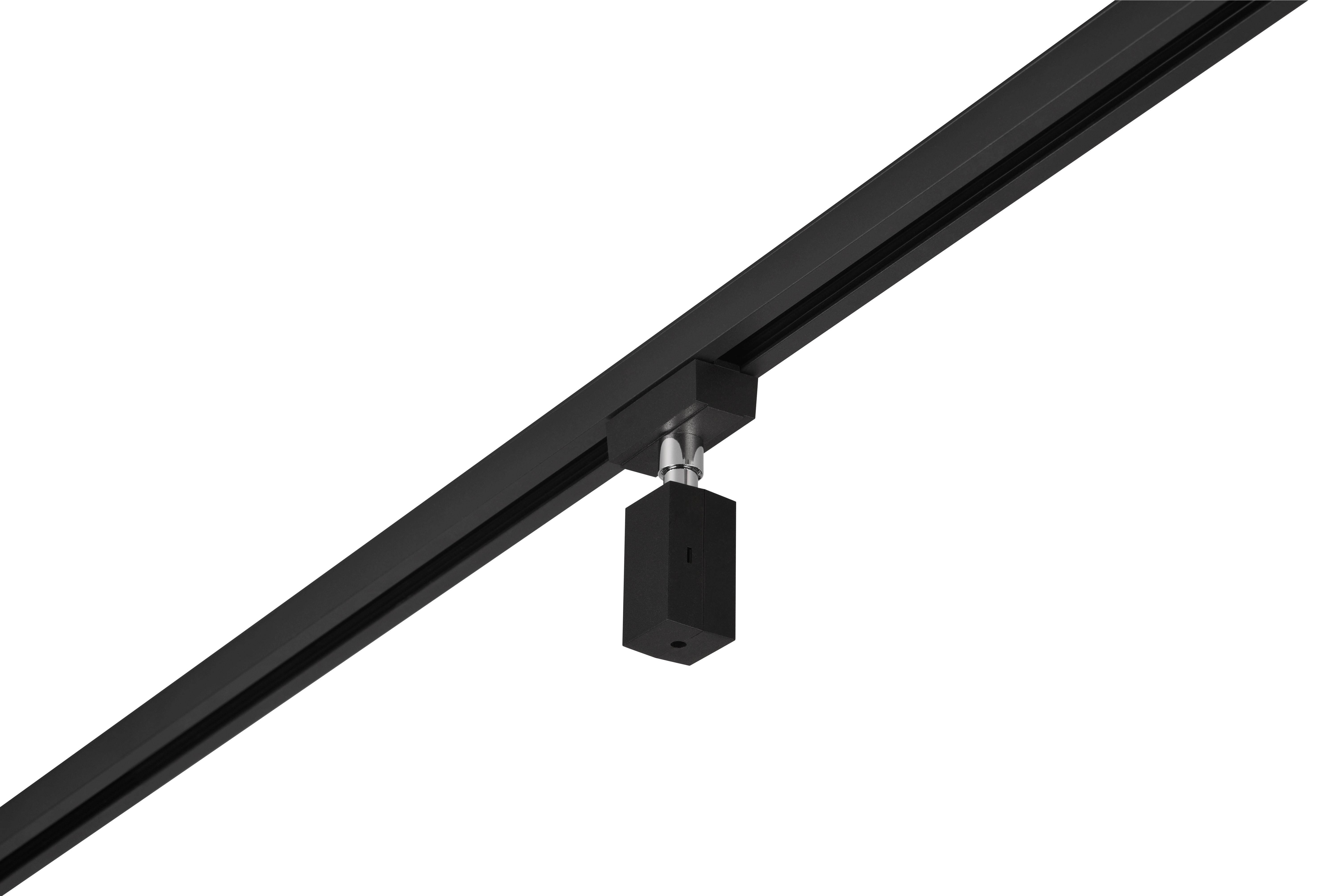 Schienensystem-Adapter Duoline Adapter max. 60 Watt - Schwarz, Basics, Kunststoff (6/10/3cm) - Trio Leuchten