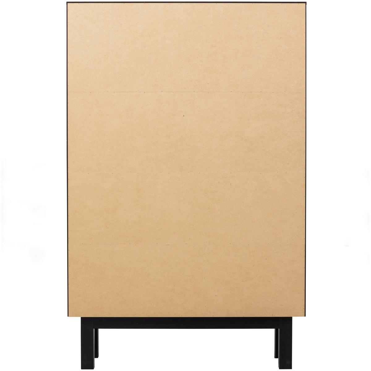 Buffet Finca Schwarz - Schwarz, Design, Holz (110/170/40cm) - Livetastic