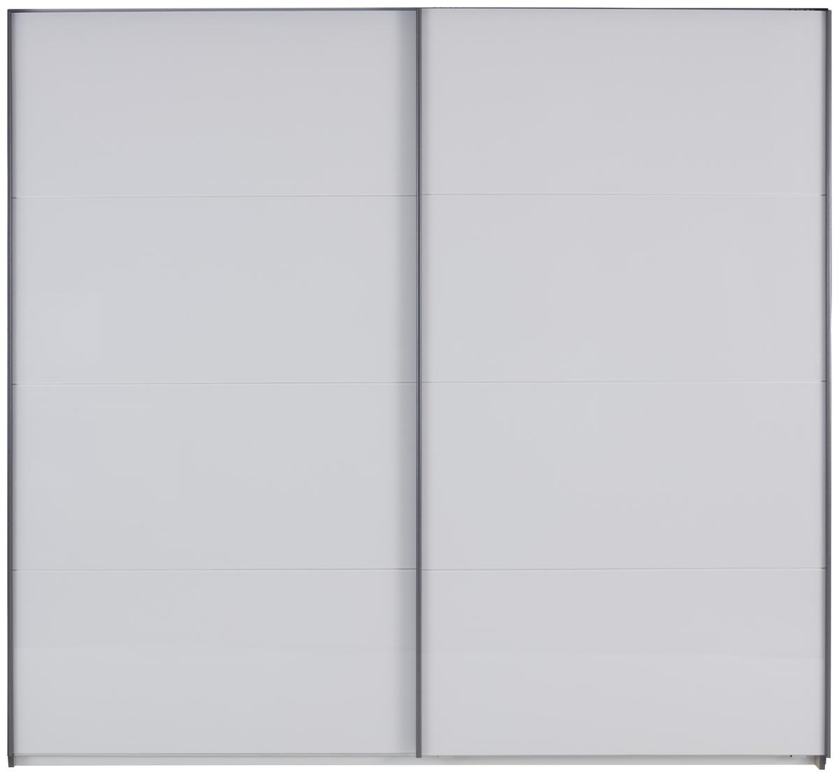 Ormar S Kliznim Vratima Feldkirch - siva visoki sjaj/tamno siva, Moderno, staklo/drvni materijal (271/210/62cm) - Modern Living