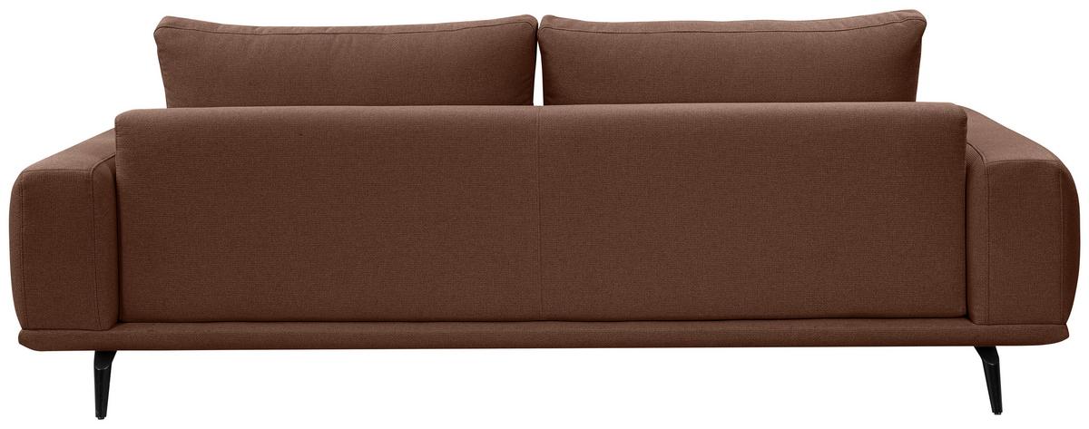 Canapea cu 3 locuri SELENE - maro, Modern, textil (242/89/115cm) - MID.YOU