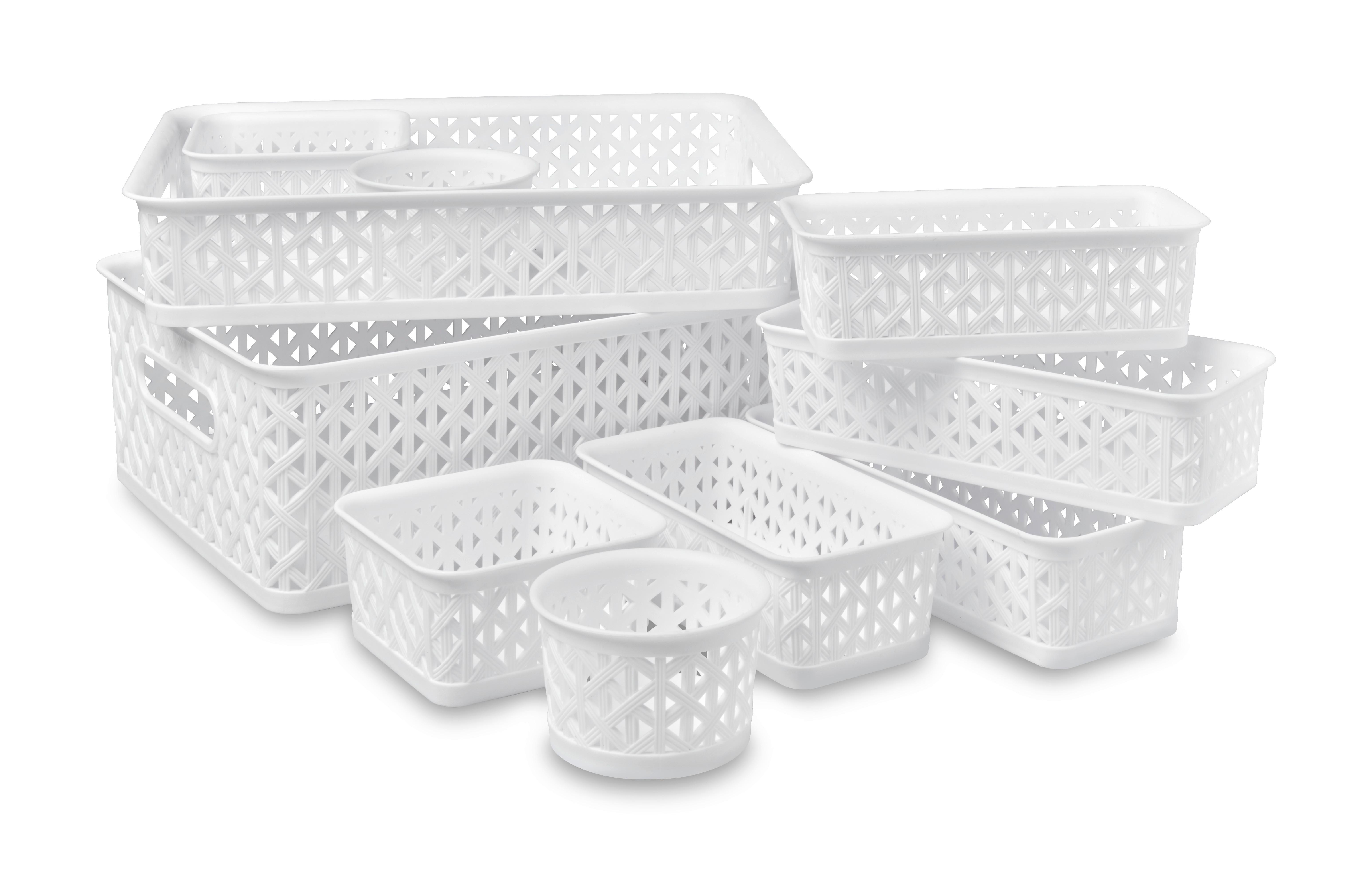 Set Za Organizacijo Kuhinje Mona - bela, Konvencionalno, umetna masa (34,8/11,5/25,5cm) - Modern Living