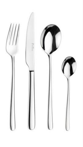 Jedilni Pribor Sky, 24-Delni - barve nerjavečega jekla, Basics, kovina (25,5/7/5,3cm) - Pintinox