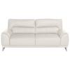 Dreisitzer-Sofa "Frisco" , weiß - Chromfarben/Weiß, MODERN, Textil/Metall (210/92/96cm) - MID.YOU
