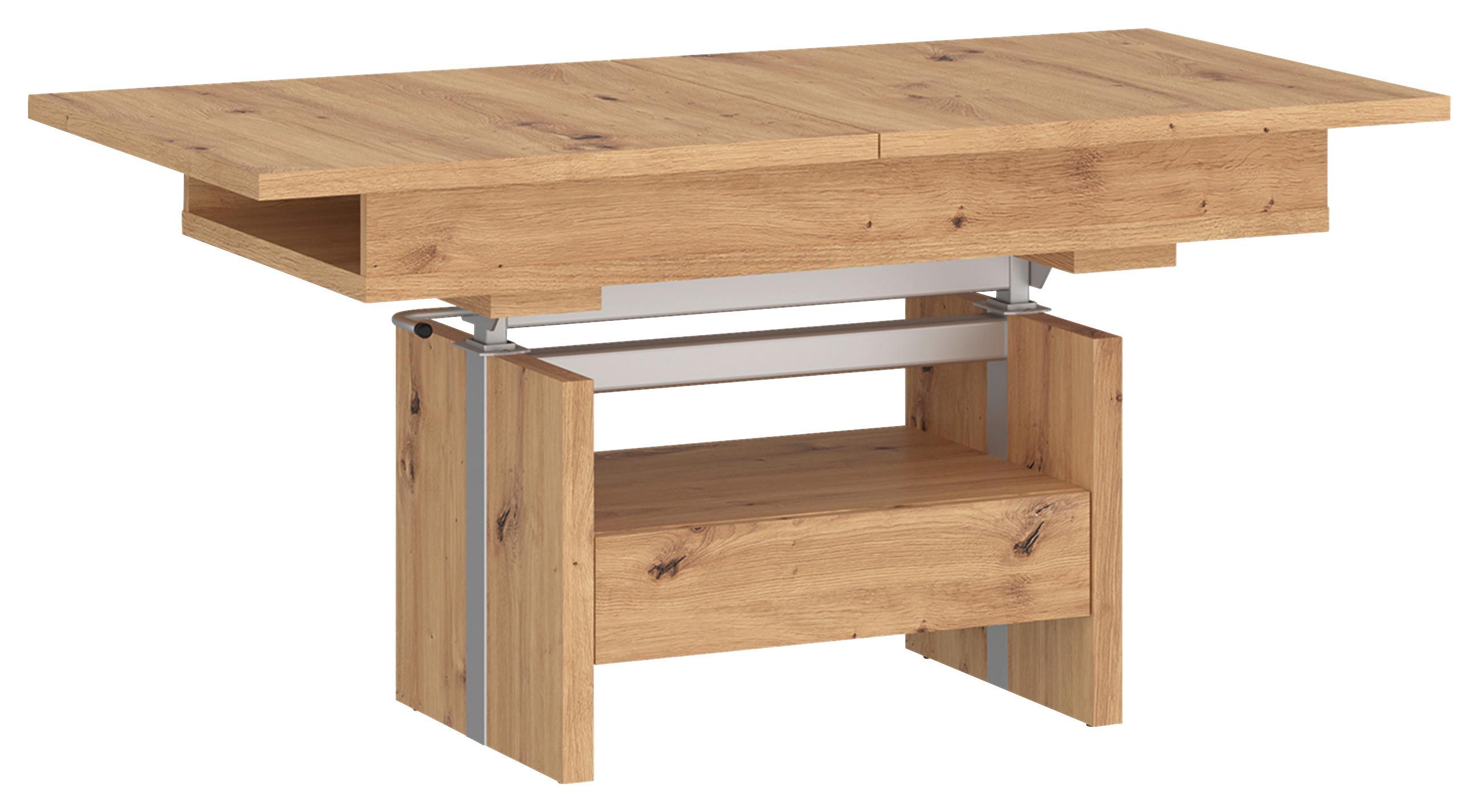 Stolić Cortado - hrast Artisan, Moderno, drvni materijal (110-150/56-72/65cm) - Modern Living