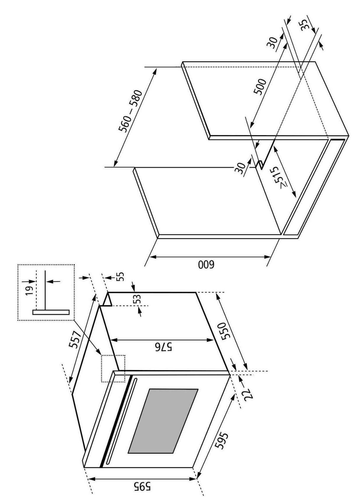 Küchenblock IP4050 in Grafit Hochglanz - Graphitfarben/Weiß, MODERN, Holzwerkstoff/Metall (310cm) - Impuls