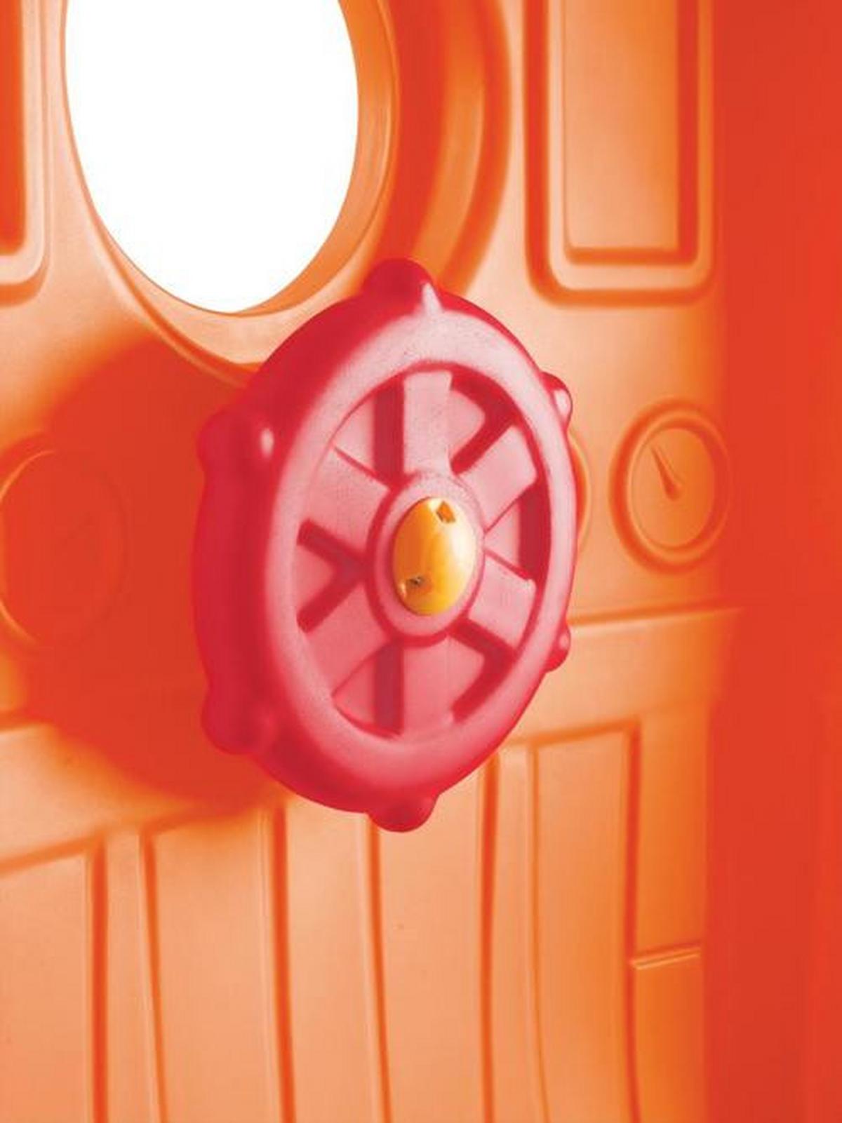 Spielturm Clubhouse aus Kunststoff - Blau/Grün, Basics, Kunststoff (348/177,8/232,4cm) - Ambia Garden