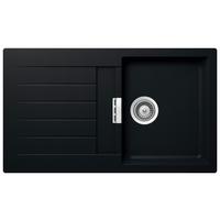 Spüle SIGD100APUR - Schwarz, MODERN (86/50cm) - Schock