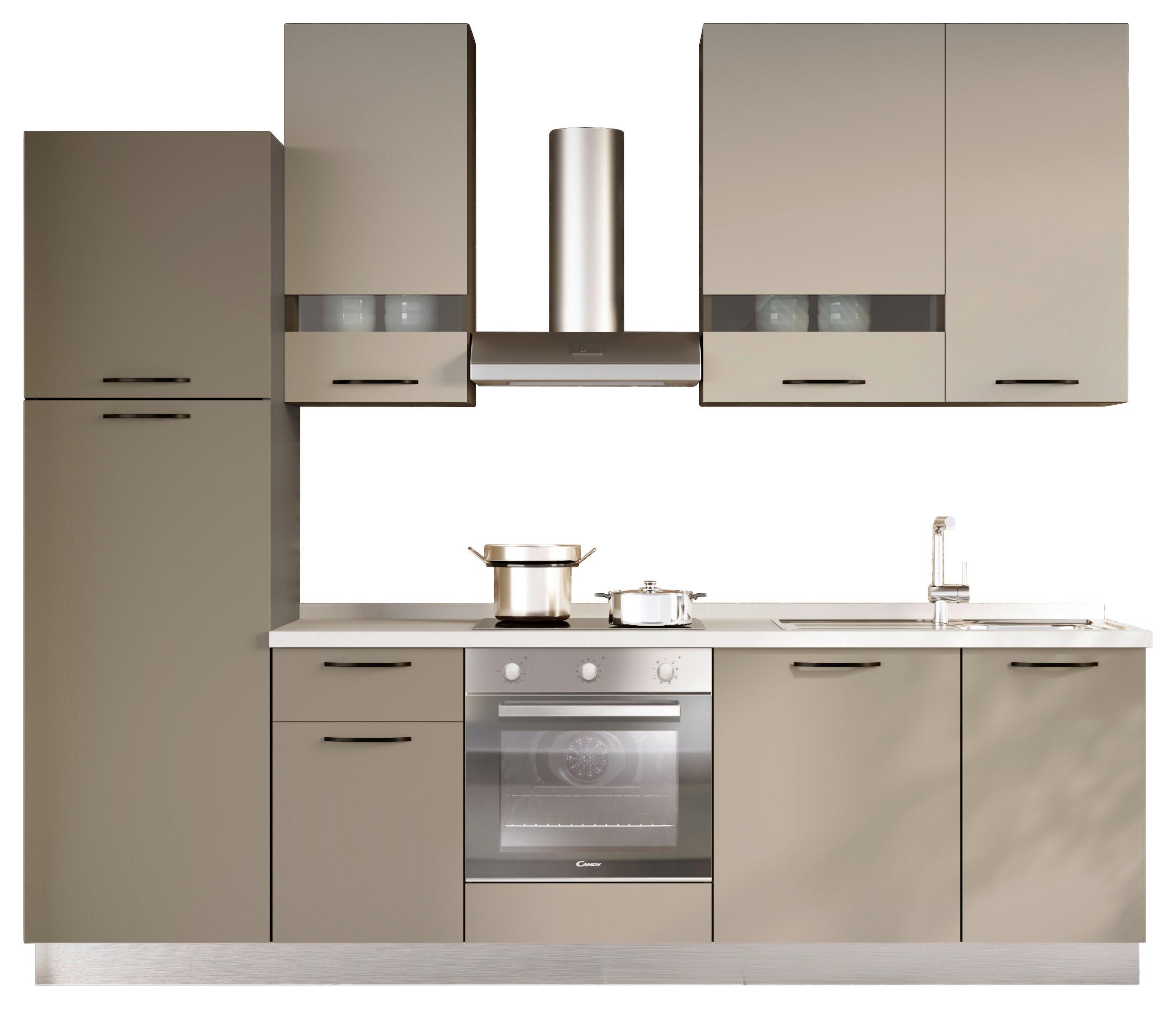 Bucatarie standard LORY - cappuccino/nisipiu, Modern, material pe bază de lemn (270/240/60cm) - Mömax