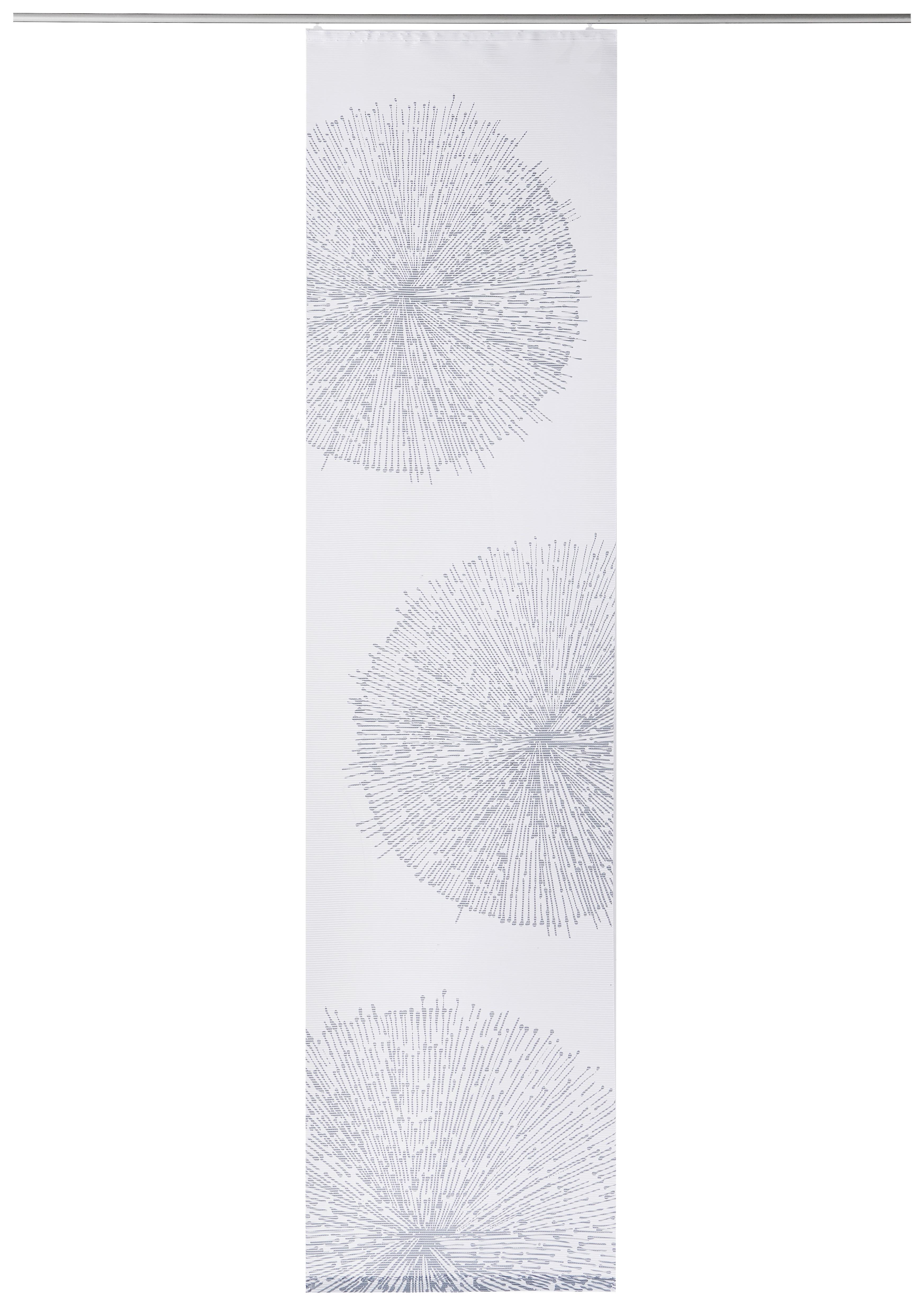 ZASŁONA PANELOWA IMILO - biały/przezroczysty, Natur, tkanina (60/245cm) - Novel