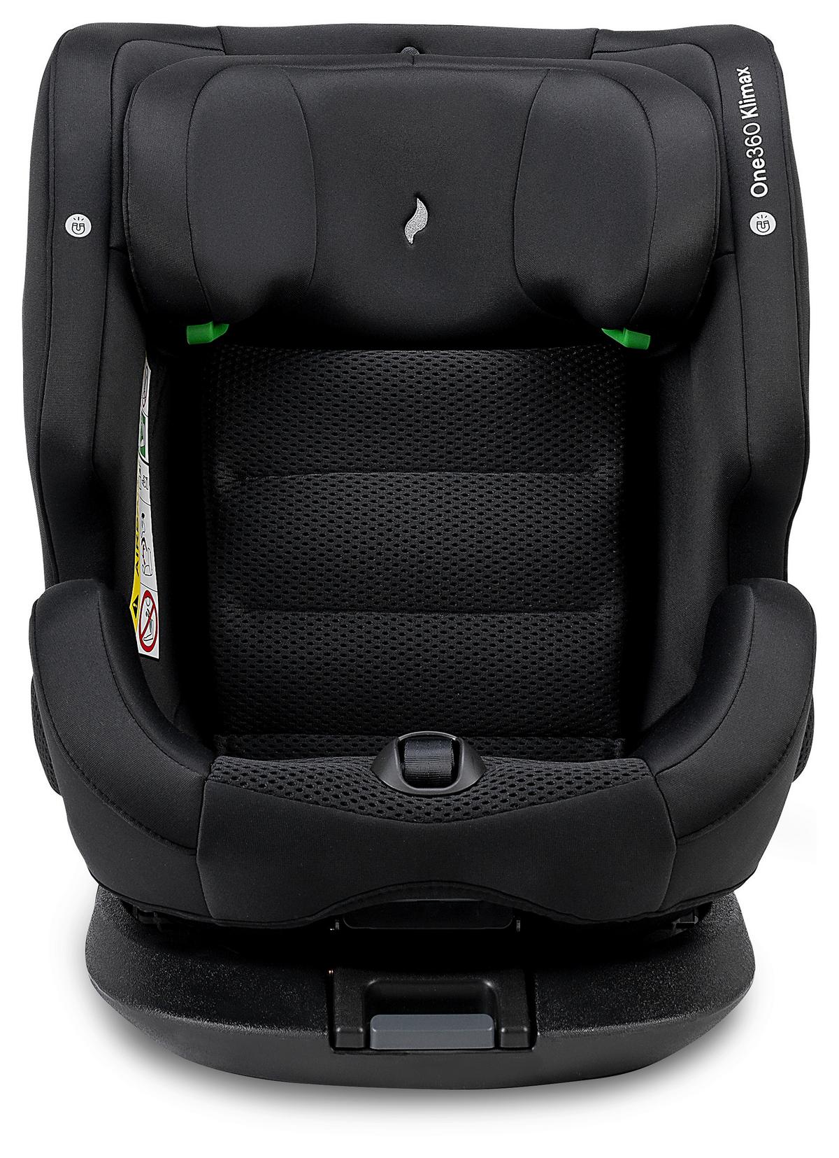 FOTELIK SAMOCHODOWY OBROTOWY ONE360 KLIMAX - czarny, Basics, tkanina (48/43/58cm) - Osann