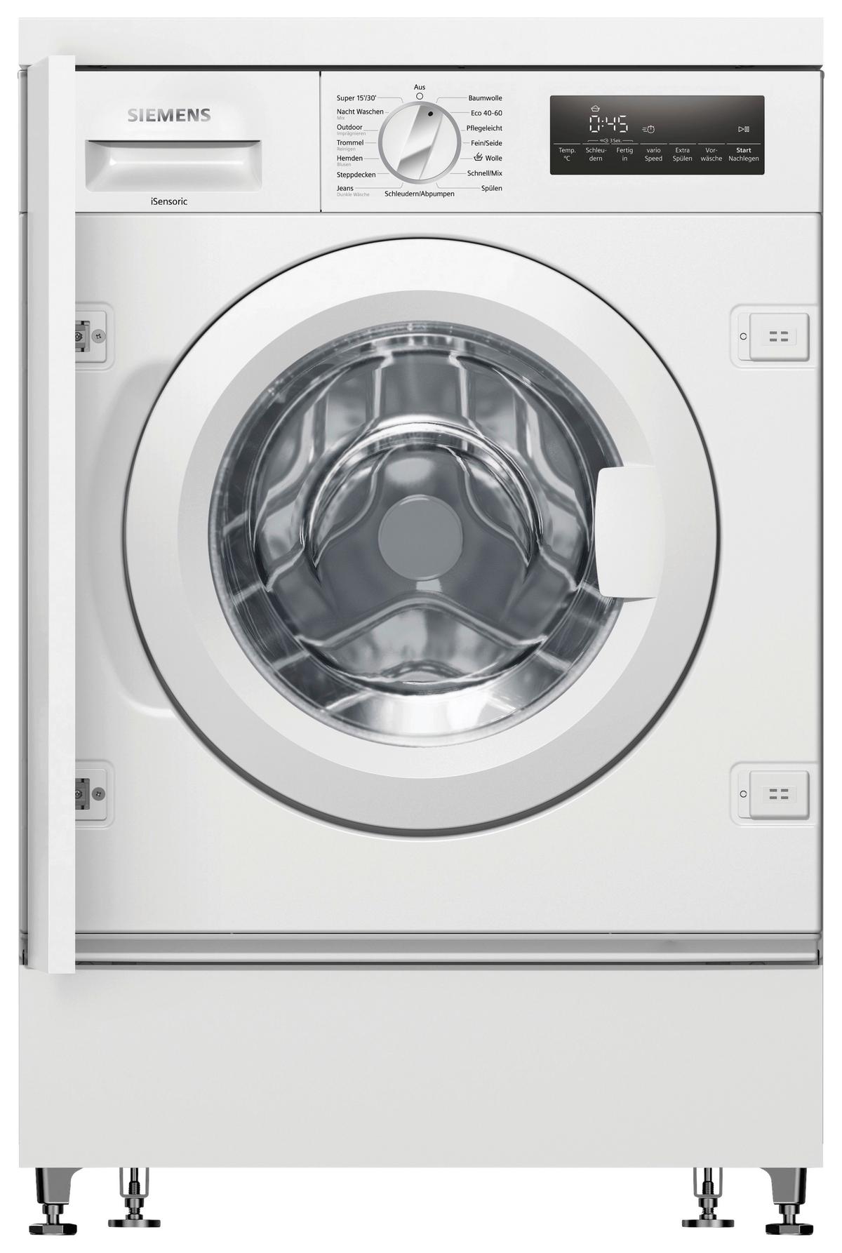 Einbauwaschmaschine WI14W443 - Weiß (59,6/81,8/54,4cm) - Siemens