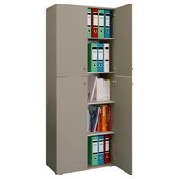 Aktenschrank Lona Grau - Grau, KONVENTIONELL, Holzwerkstoff (70/182/37cm) - MID.YOU