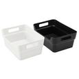 Box Linn - A5 Schwarz und Weiß - Schwarz/Weiß, Kunststoff (24/17/10cm)