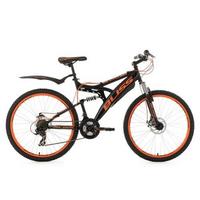MTB FULLY 26 BLISS 532M Fully 26" Bliss RH 47cm - Schwarz/Orange, Basics, Metall - KS Cycling