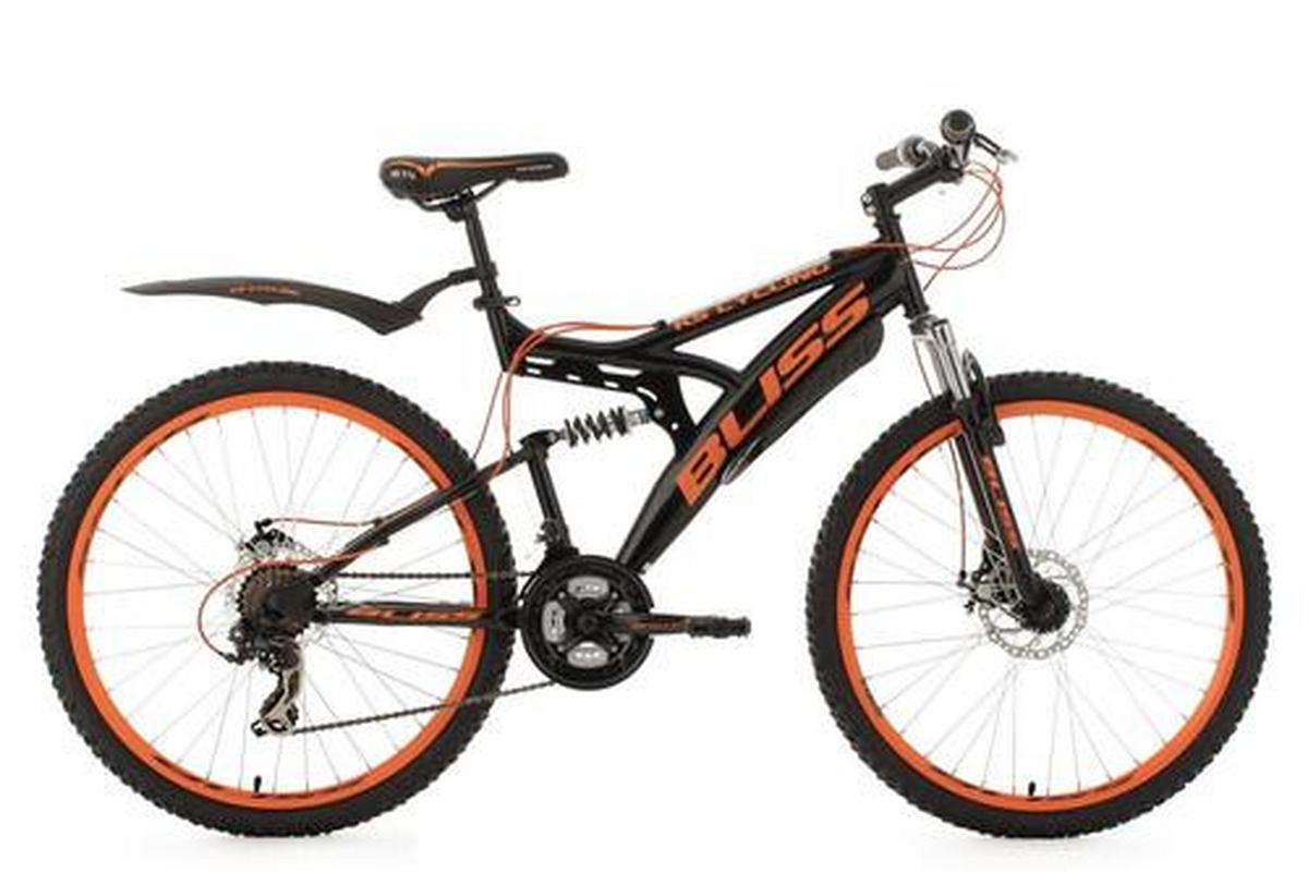MTB FULLY 26 BLISS 532M Fully 26" Bliss RH 47cm - Schwarz/Orange, Basics, Metall - KS Cycling