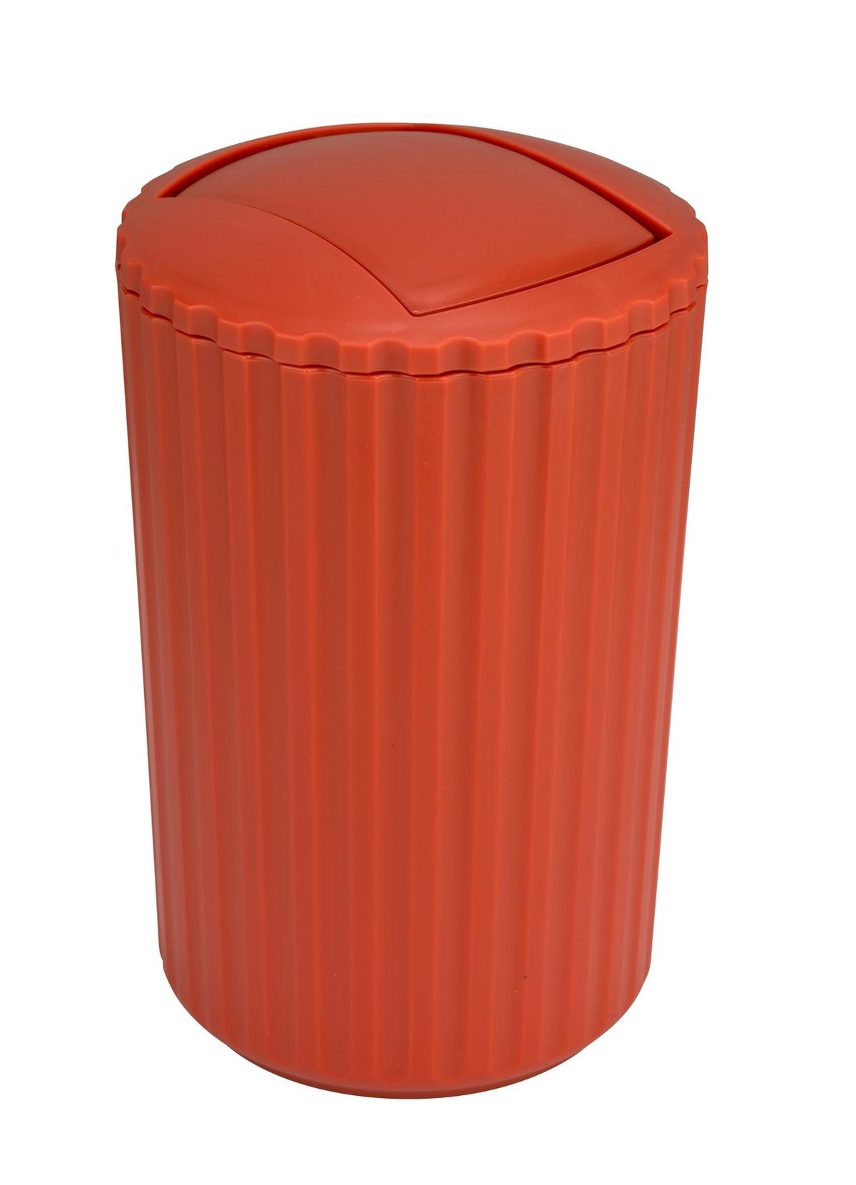 Coș de gunoi pentru cosmetice Allstar Minas - teracotă, Modern, plastic (15/25/15cm) - Wenko