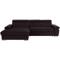 Kutna Garnitura Perry - srebrne boje/patlidžan, Design, tekstil/drvo (183/292cm) - Modern Living