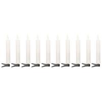 ŚWIECA LED 675777 - biały, Basics, tworzywo sztuczne (14cm) - X-Mas