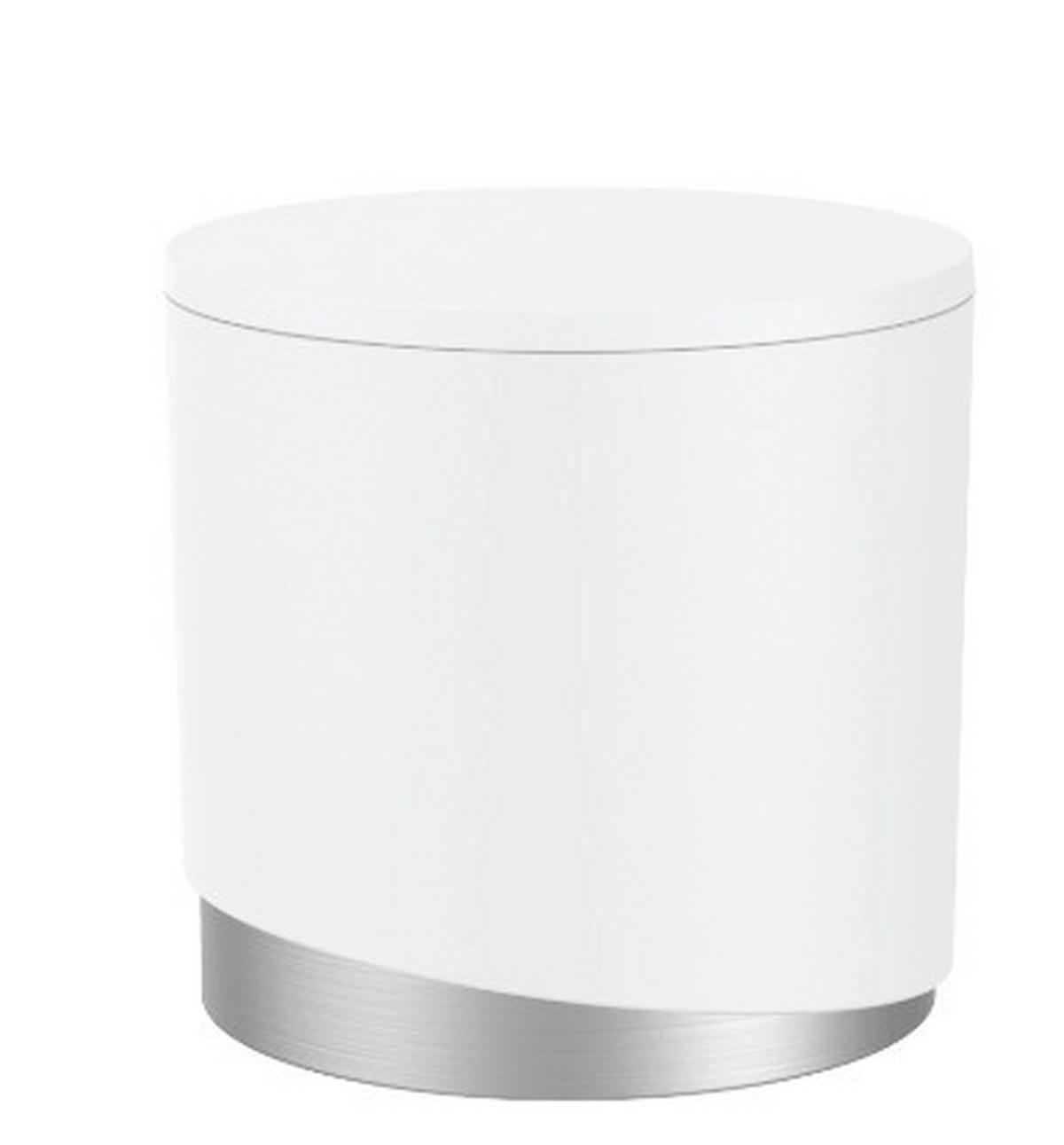 Organizator pentru cosmetice CHRIS - alb, Modern, plastic/metal (12/10,1cm) - Premium Living