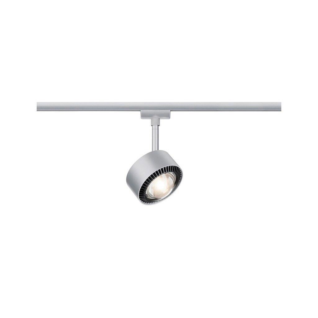 Schienensystem-Strahler Spot Aldan max. 9 Watt - Chromfarben/Schwarz, Basics, Kunststoff/Metall (9,8/1,7cm) - Paulmann