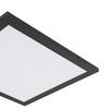 LED-DECKENLEUCHTE JUO -TOP- - Schwarz/Weiß, MODERN, Kunststoff/Metall (30/30/5,5cm) - Mömax