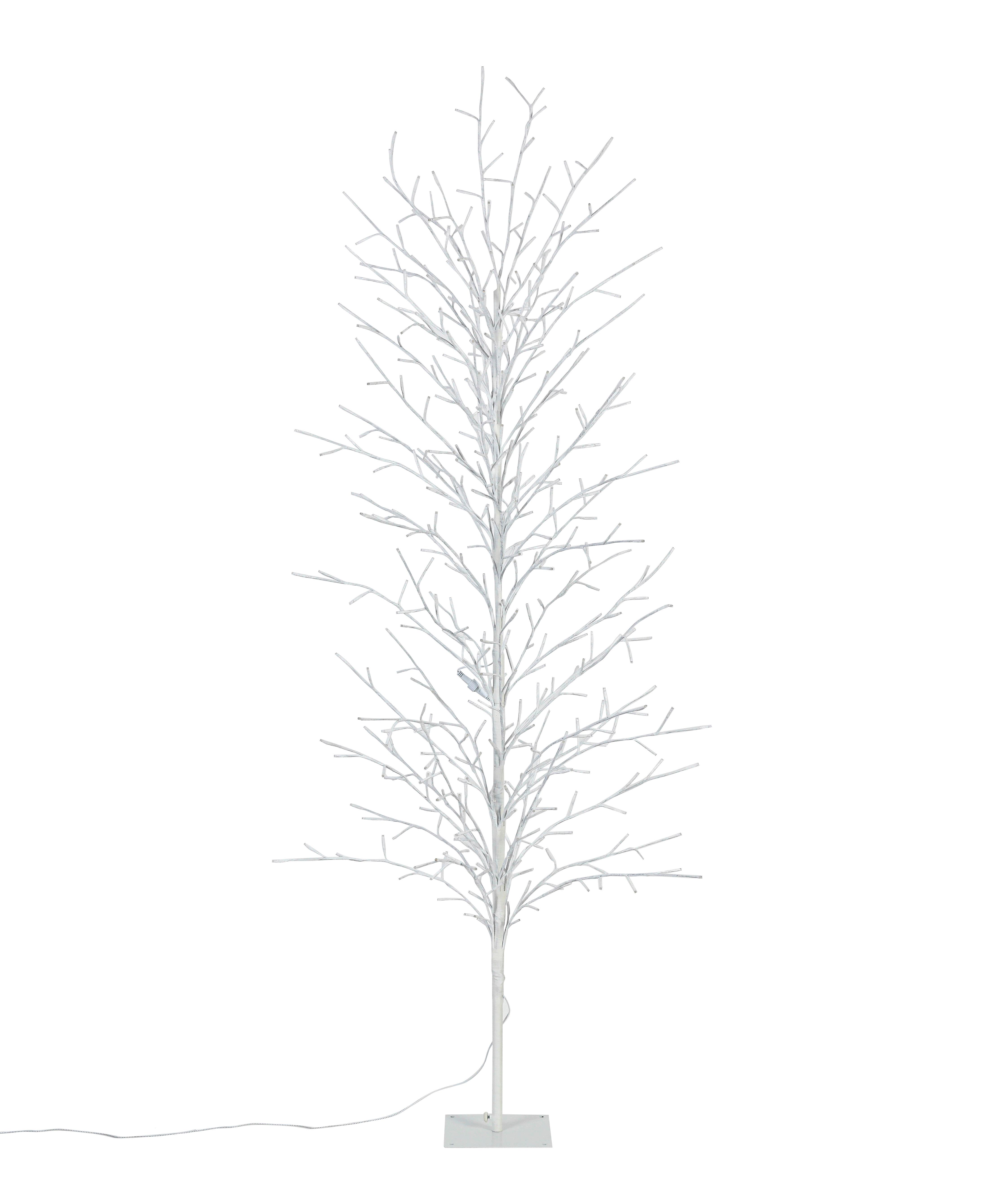 LED-Dekoleuchte Bree Weiss max. 4,5 Watt - Weiss, Design, Kunststoff/Metall (200cm) - Mömax