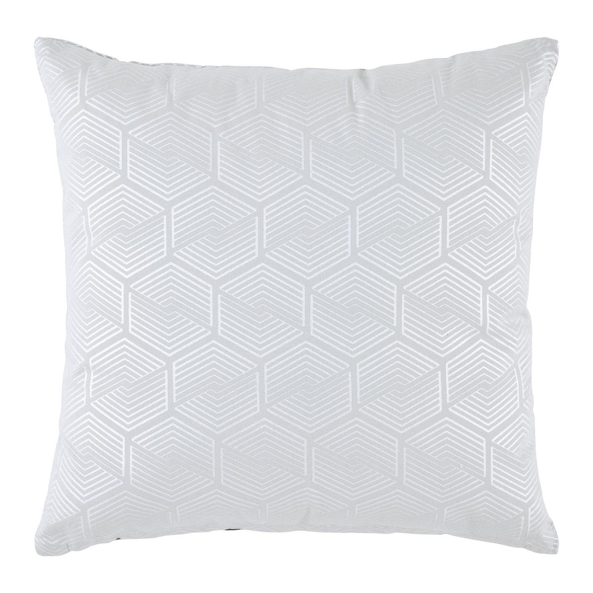 Díszpárna Shiny Grafik 45/45 - ezüstszínű, Romantik / Landhaus, textil (45/45cm) - Mömax
