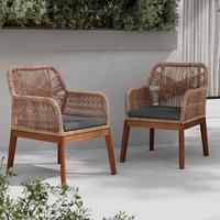 Scaun Finn - bej/gri, Modern, lemn/metal (64/87/65cm) - Mömax