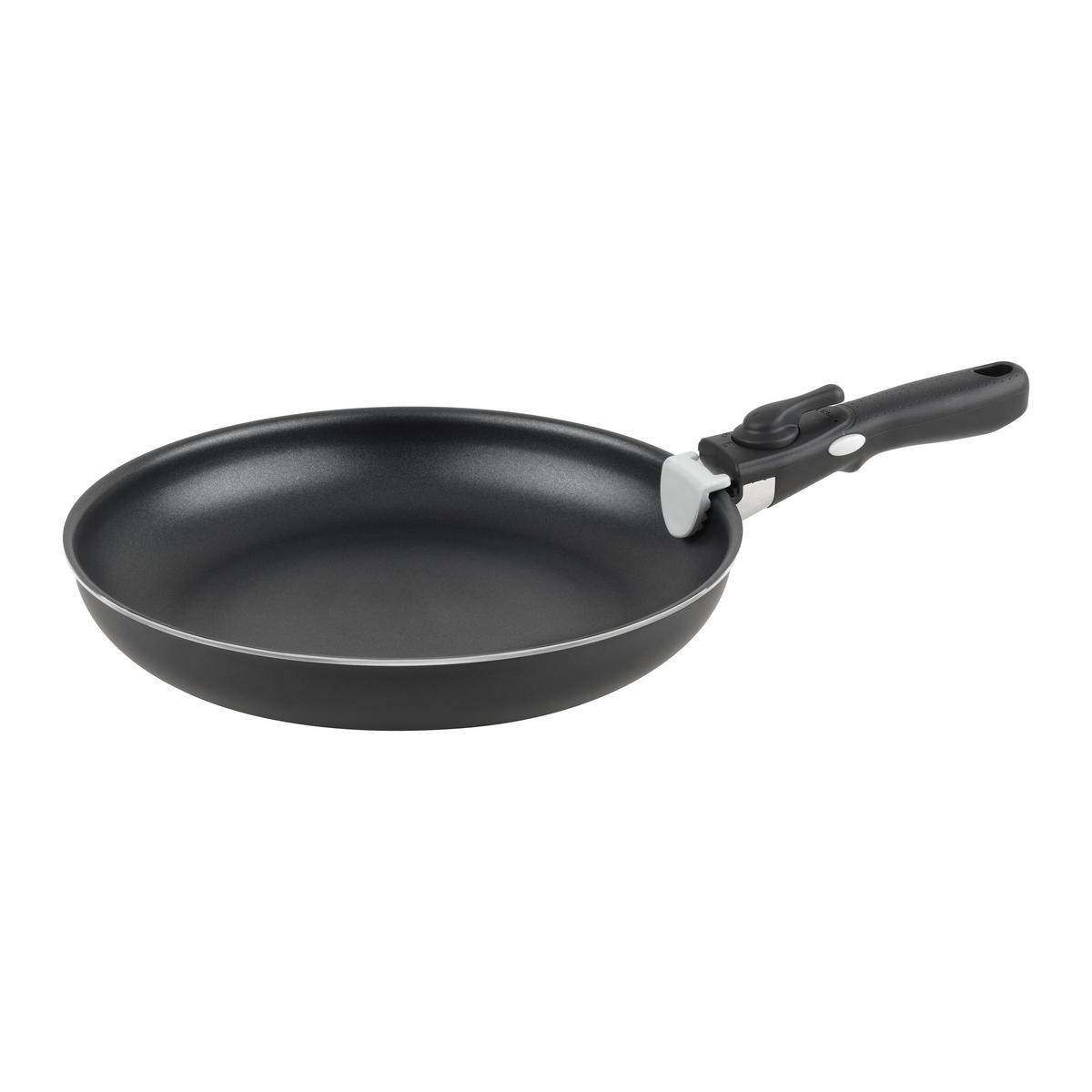 Tigaie pentru prăjit Click&Cook, cca. 28cm - negru, Konventionell, metal (28/4,8cm) - Mömax