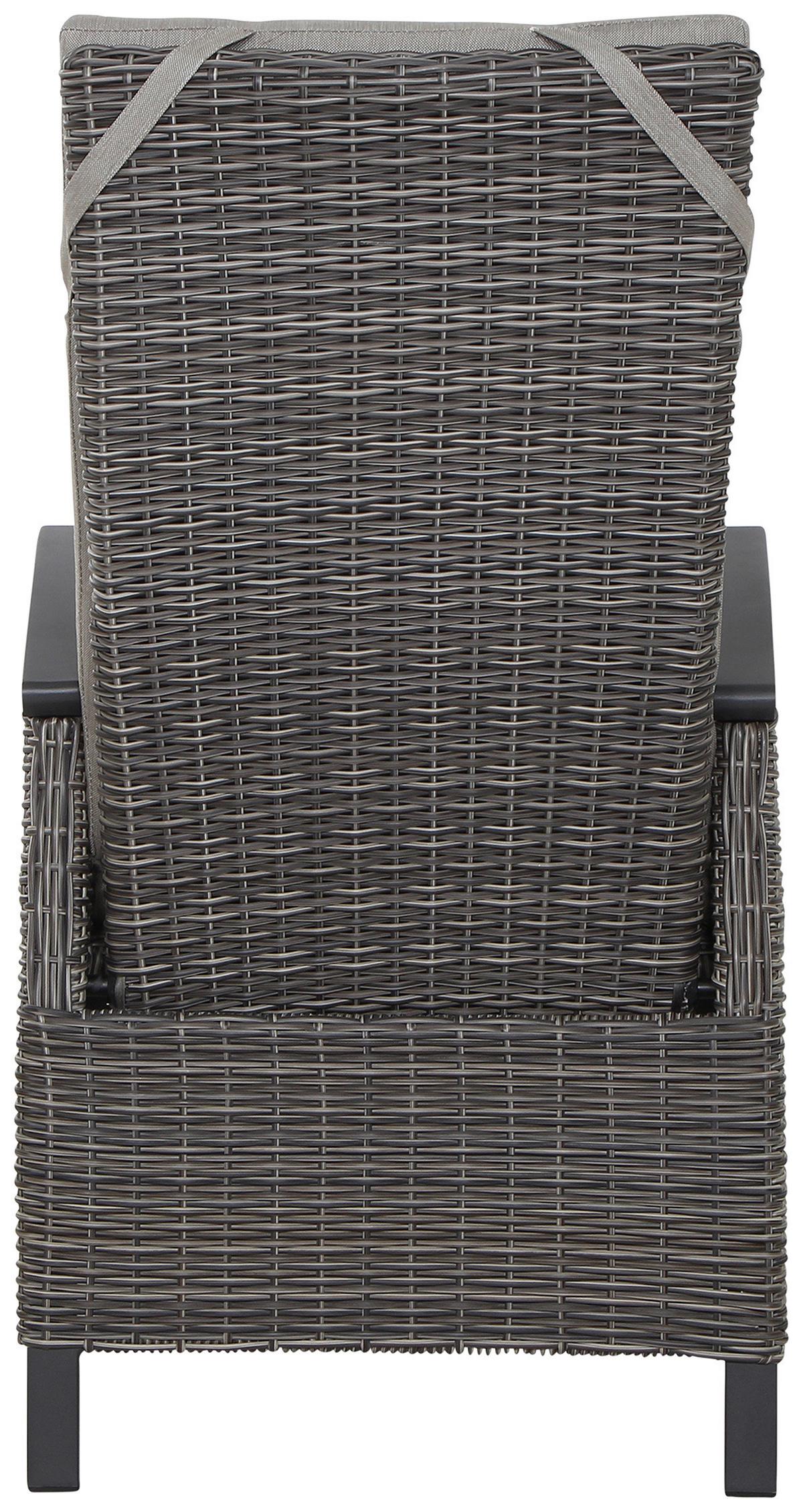 Gartengarnitur Corido 7-tlg. Grau - Grau, Basics, Keramik/Kunststoff (100/109/200cm) - Siena Garden