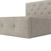 STOPPAD SÄNG JULIE - beige/svart, Modern, metall/trämaterial (180/200cm) - Bessagi Home