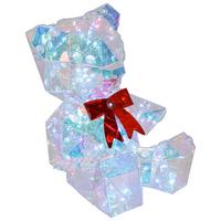 LED-Dekoleuchte Giga Pearl Effekt max. 1,6 Watt - Transparent/Rot, MODERN, Kunststoff (11/11,5/13,5cm) - Mömax