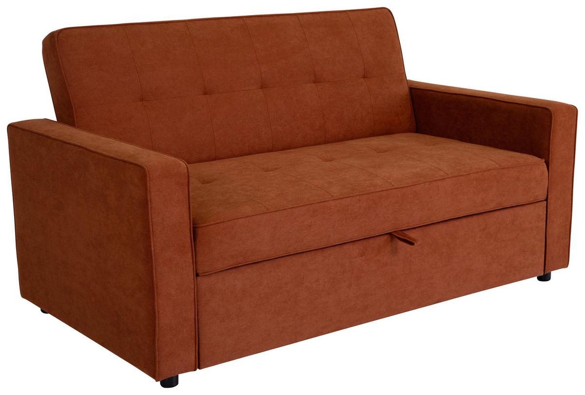 Sofa Na Razvlačenje Haze - terakota, Trend, tekstil (162/90/89cm) - Modern Living