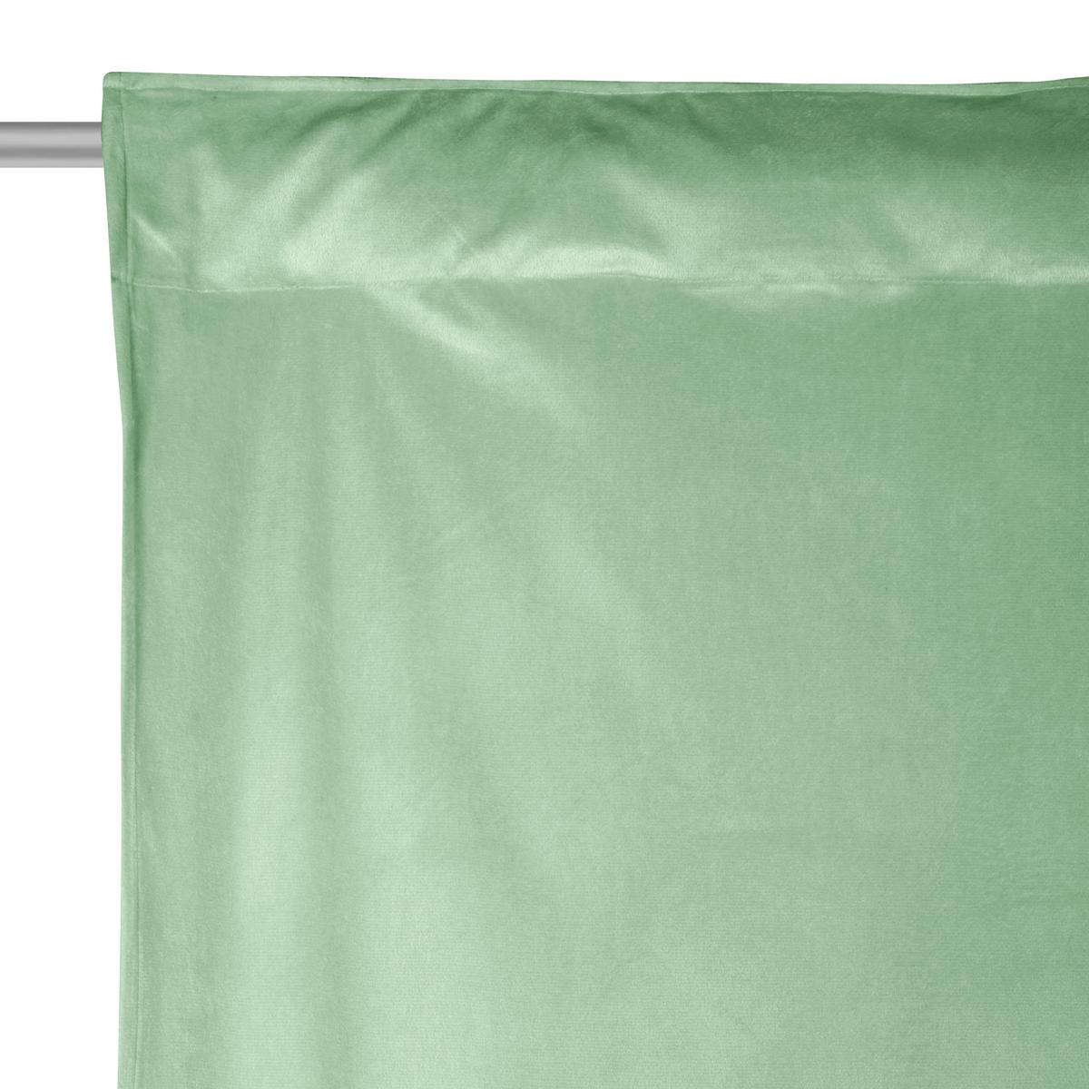 ZASŁONA GOTOWA PABLO - jasnozielony, Basics, tkanina (135/245cm) - Esposa