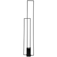 Led Állólámpa Aveline - fekete, Modern, műanyag/fém (24/10/138cm) - Premium Living