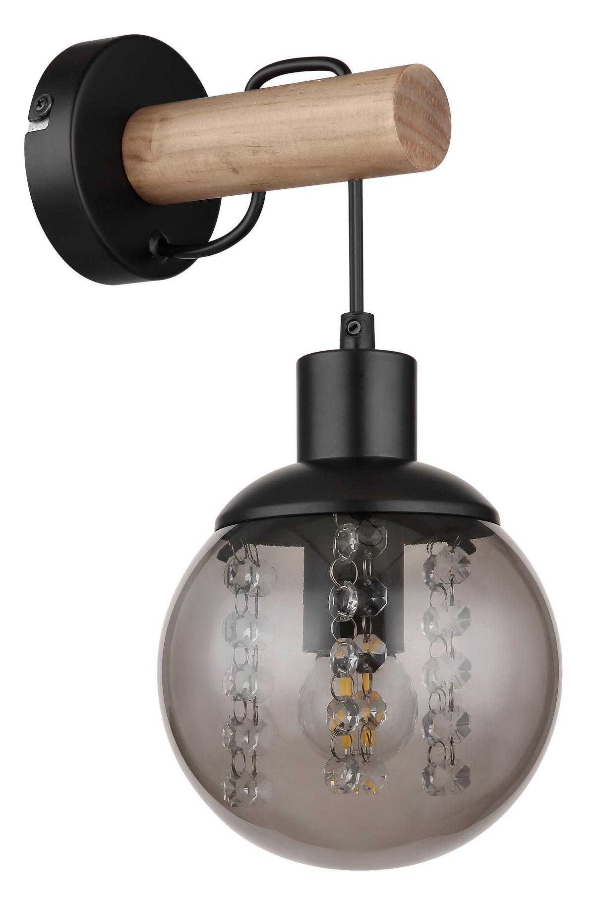 Stenska Svetilka 15657w Richard - naravne barve/prozorno, Natur, umetna masa/steklo (15/18/30cm) - Globo