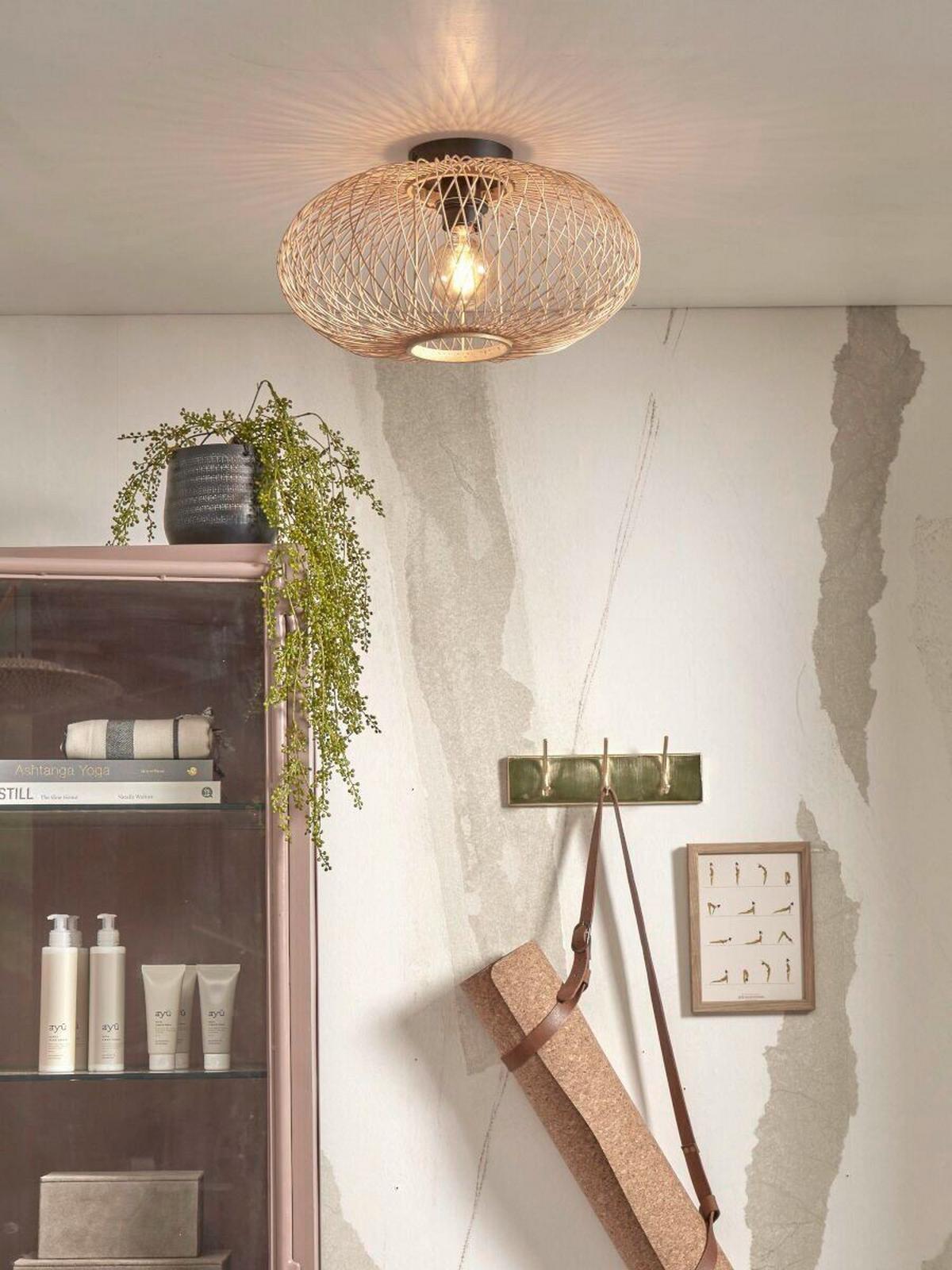 Stropna Svetilka Cango, Naravna Barva - naravne barve, Trend (40/20cm) - Good & Mojo