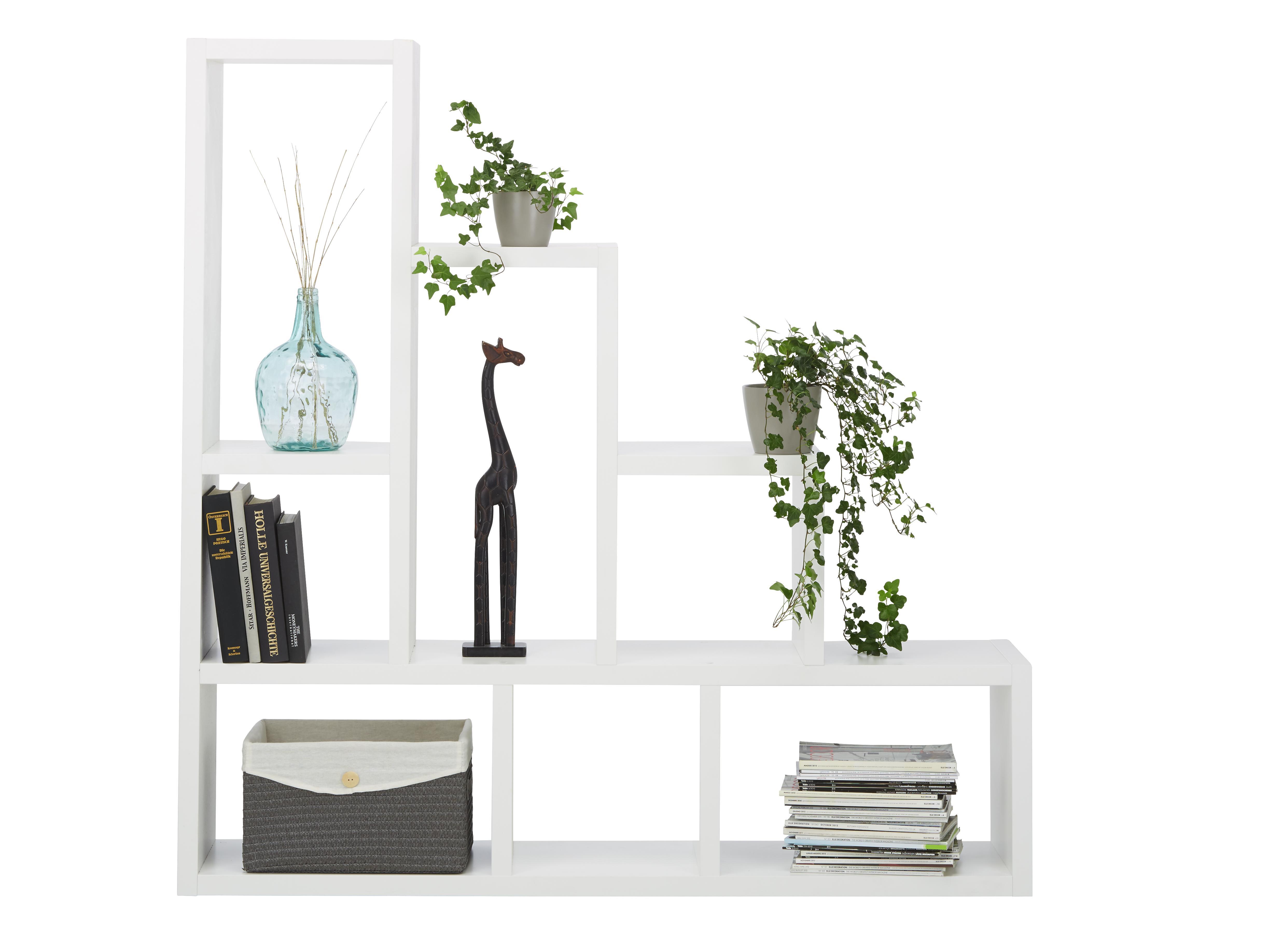 Raumteiler Weiß - Weiß, MODERN, Holzwerkstoff (155/155/35cm) - Mömax modern living