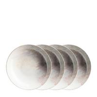 Suppentellerset 935622 - Weiss/Lila, Basics, Keramik (21,5/4,8cm) - Mäser