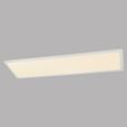 LED-Deckenleuchte Fila aus Metall max. 40 Watt - Opal/Weiß, MODERN, Kunststoff/Metall (120/30/5,3cm) LED-Deckenleuchte Fila aus Metall max. 40 Watt - Opal/Weiß, MODERN, Kunststoff/Metall (120/30/5,3cm)