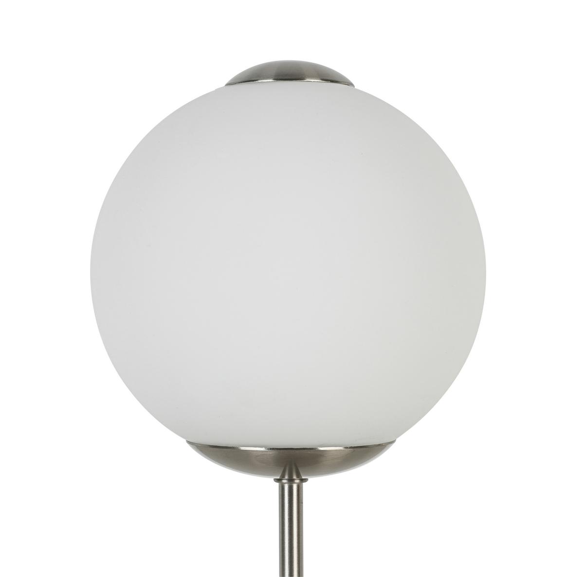 Namizna Led-svetilka Zuri - barve niklja/črna, Romantika, kovina/umetna masa (15/30cm) - Mömax