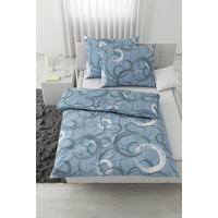 Lenjerie De Pat New Circles Cca. 200x220/2x50x70 Cm - albastru, textil (200/220cm) - Modern Living