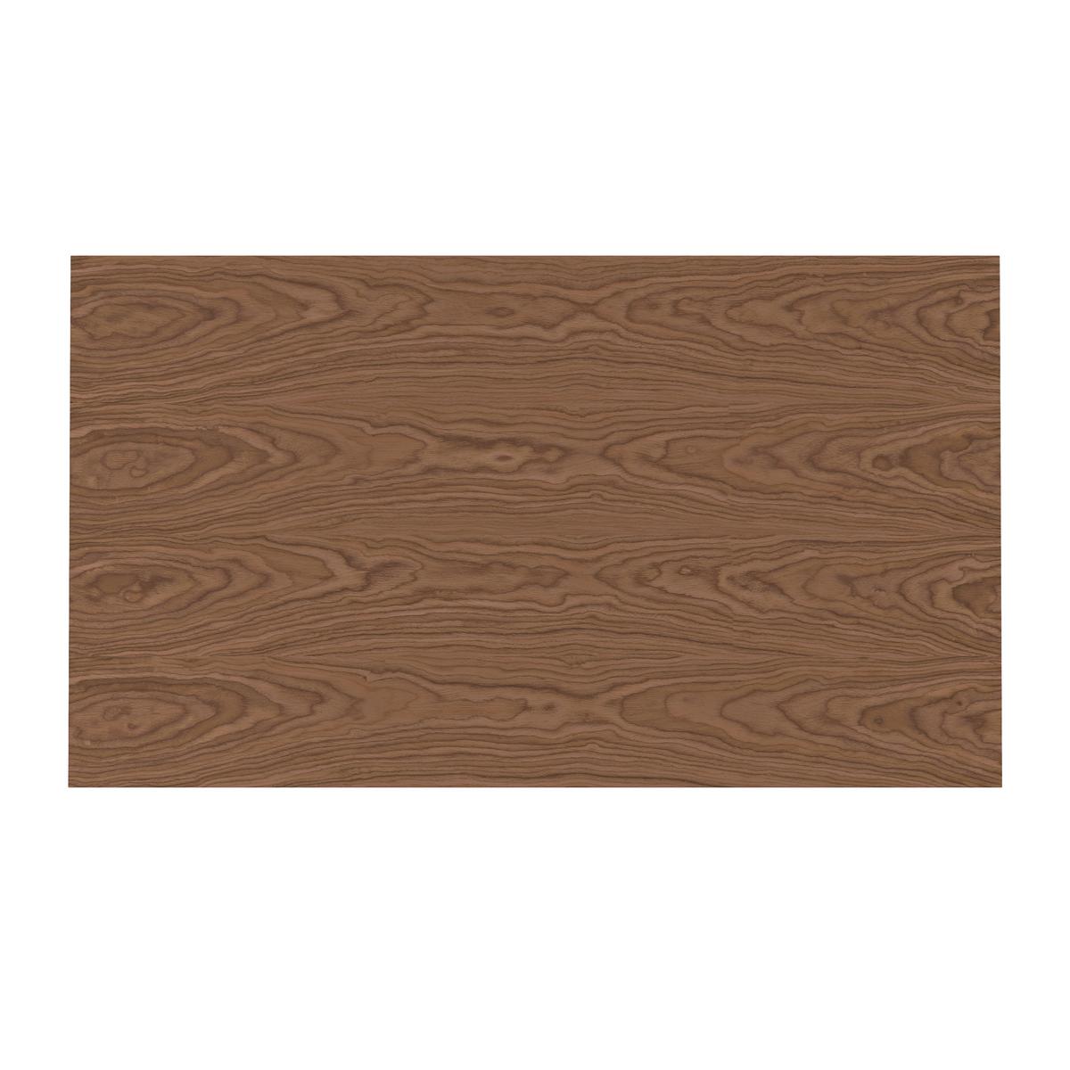 Esstisch Loca Holz/MDF Walnussfarben ca. 160x90x76 cm - Walnussfarben/Schwarz, MODERN, Holz/Holzwerkstoff (160/76/90cm) - Bessagi Home