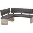 Eckbank Anthrazit/Eichefarben - Eichefarben/Anthrazit, MODERN, Holzwerkstoff/Textil (140/89,9/180cm) - Mömax modern living Eckbank Anthrazit/Eichefarben - Eichefarben/Anthrazit, MODERN, Holzwerkstoff/Textil (140/89,9/180cm) - Mömax modern living