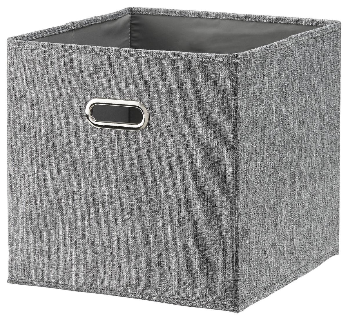Összehajtható Doboz Bobby - szürke, Modern, karton/textil (33/32/33cm) - Premium Living