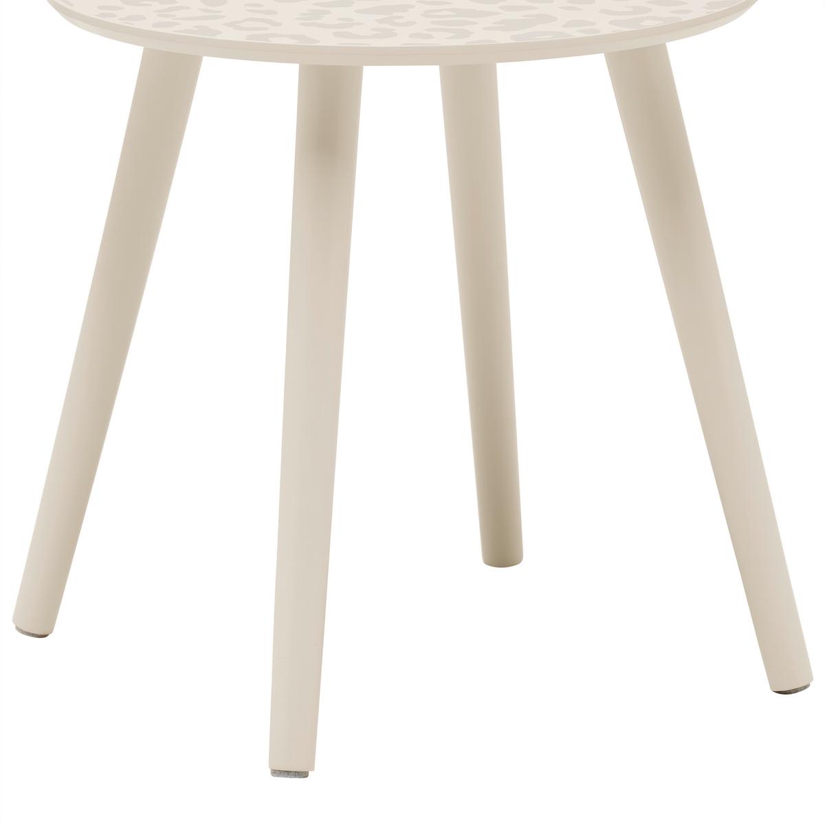 Beistelltisch Mia Beige - Beige, Modern, Holz/Holzwerkstoff (40/40/40cm) - Based