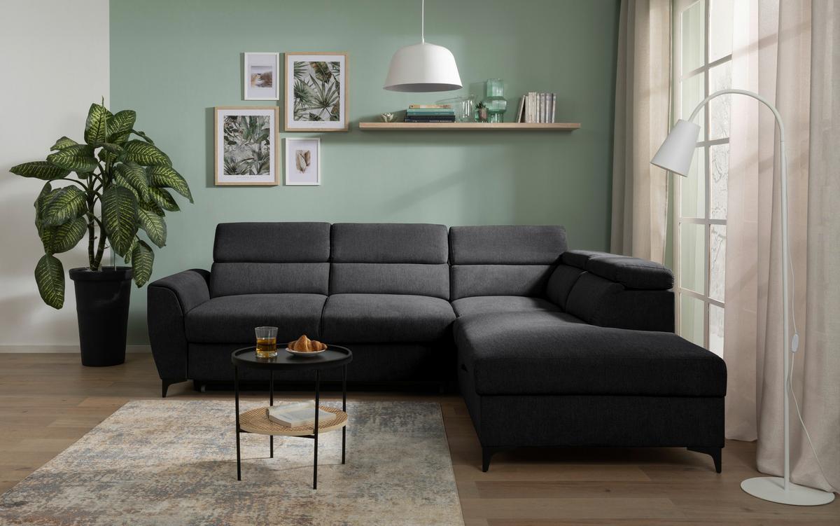 COLțAR LAPIS - negru, Konventionell, textil (255/217cm) - Modern Living