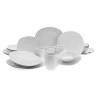 Kombinirani Servis Square, 20-Delni - bela, Basics, keramika - Creatable
