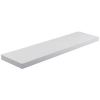 PÓŁKA ŚCIENNA SIMPLE - biały, Basics, materiał drewnopochodny/metal (90/3,8/23,5cm) - Boxxx
